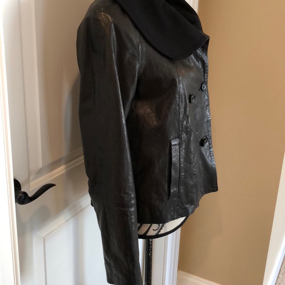 Theory leather jacket - Picture 3 of 11